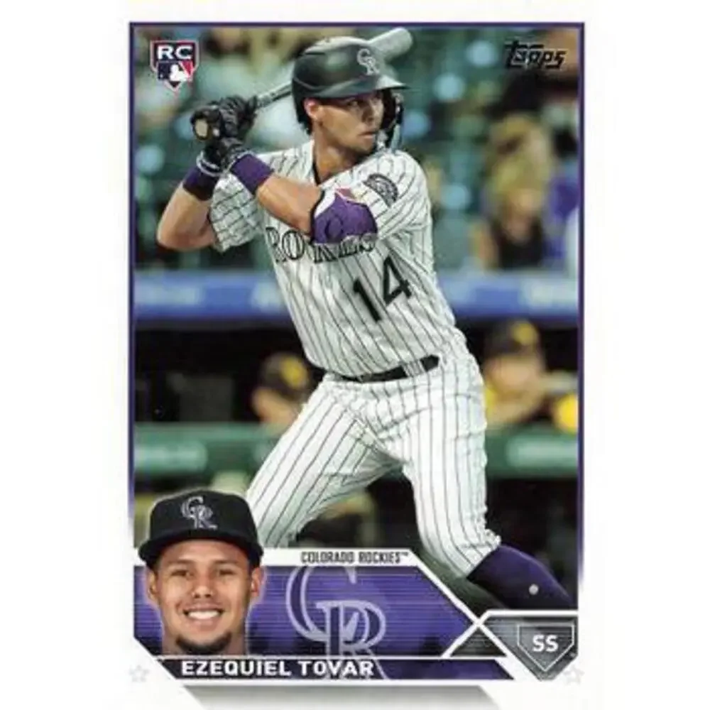 2023 Topps Ezequiel Tovar RC #651 Colorado Rockies